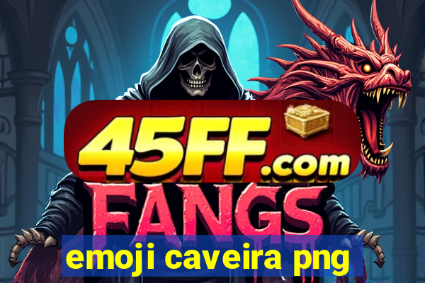 emoji caveira png